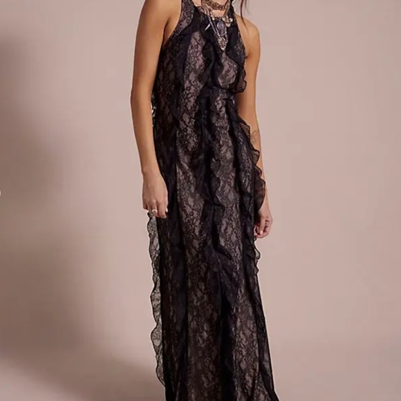 SANS FAFF Lace Evening Dress in Black (NWT) - Picture 8 of 9